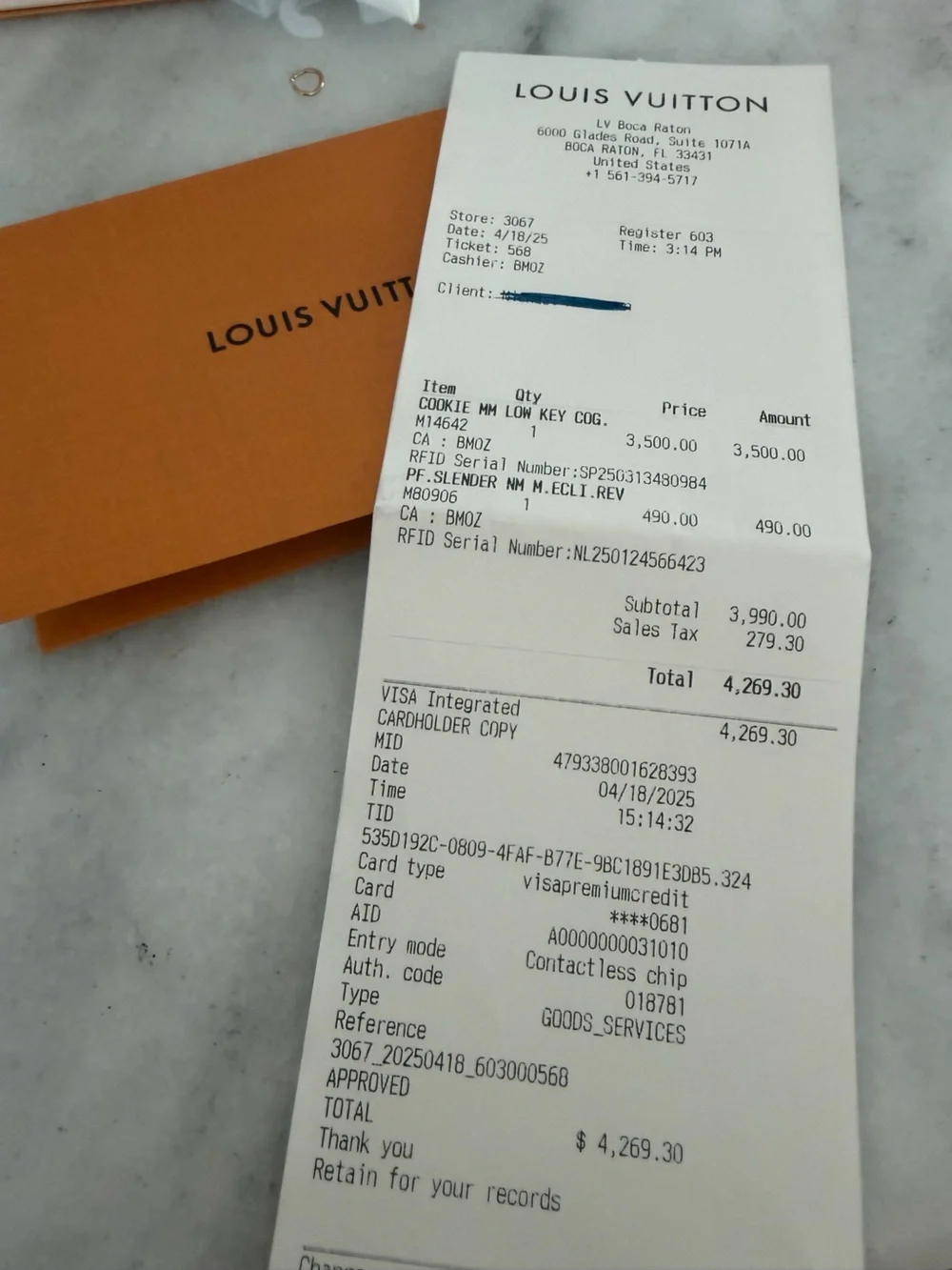 Louis Vuitton calfskin Low Key cookie MM in cognac leather